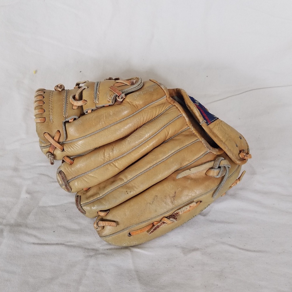 Spalding Baseball Glove Whitey‎ Ford Signature Model 42-357 Tan Vintage Japan